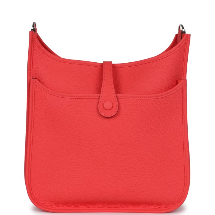 Handmade Bag HE III PM Rose Texas Clemence Palladium Hardware - 图片 5