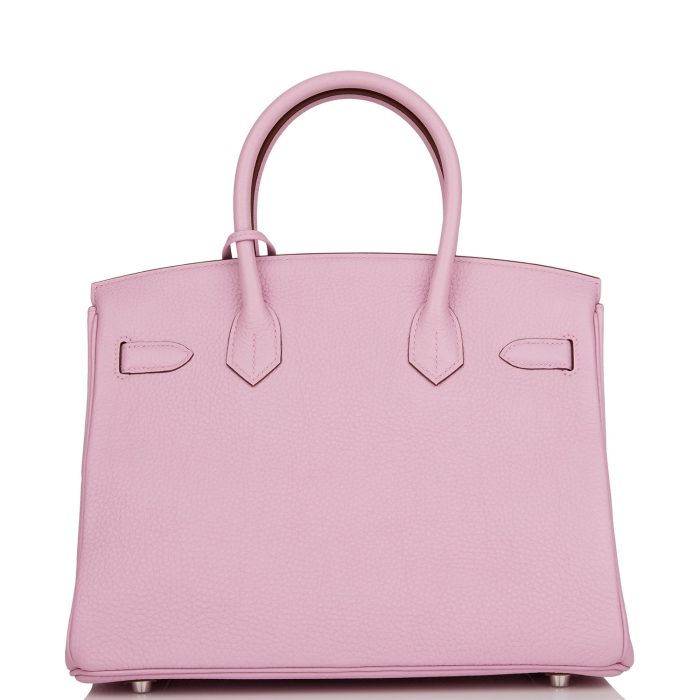 Handmade Bag HB 30 Mauve Sylvestre Clemence Palladium Hardware：圖片 4