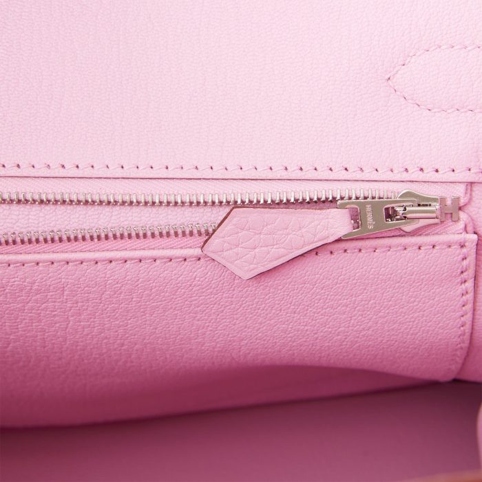 Handmade Bag HB 30 Mauve Sylvestre Clemence Palladium Hardware：圖片 8