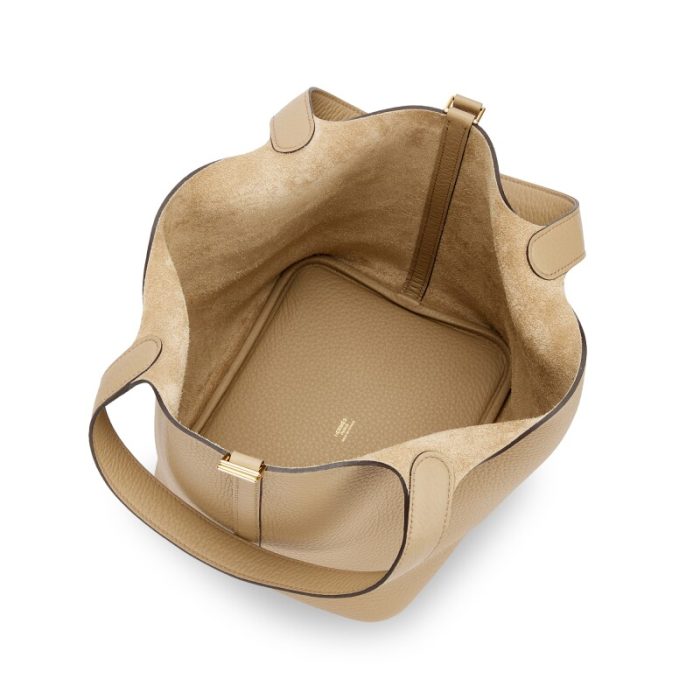 Handmade HPL 22 Beige Marfa Clemence Gold Hardware - 图片 5