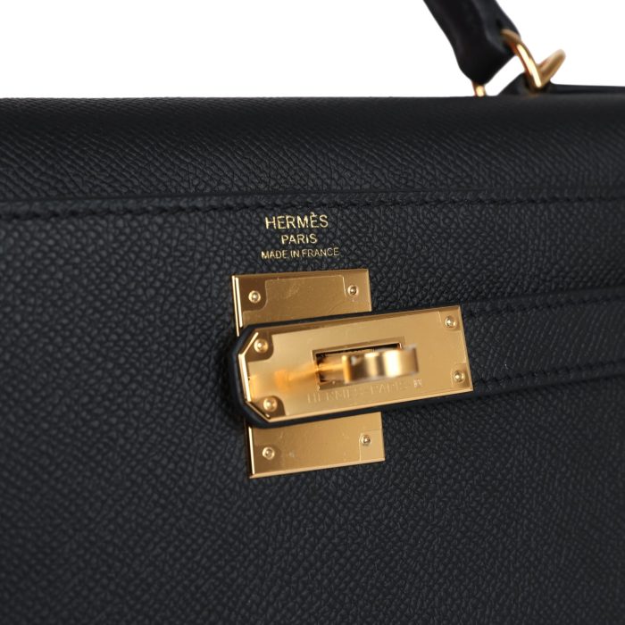 Handmade HKS 28 Black Epsom Gold Hardware：圖片 7