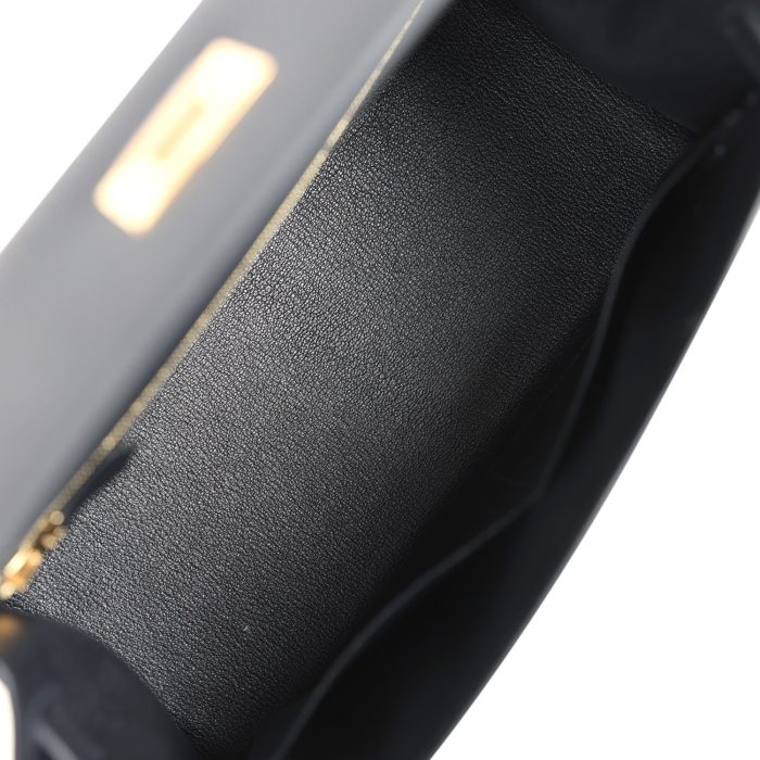 Handmade HKS 28 Black Epsom Gold Hardware：圖片 8