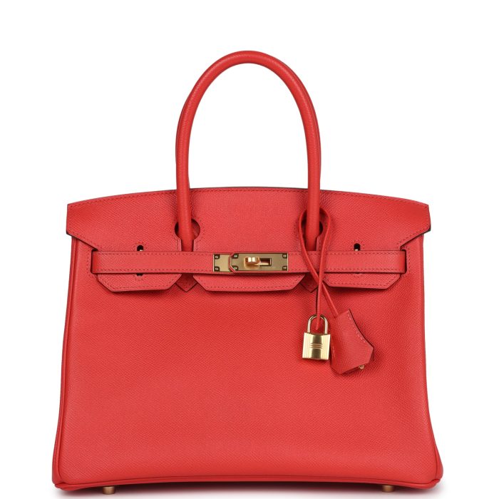 Handmade Bag HB 30 Rose Jaipur Epsom Gold Hardware