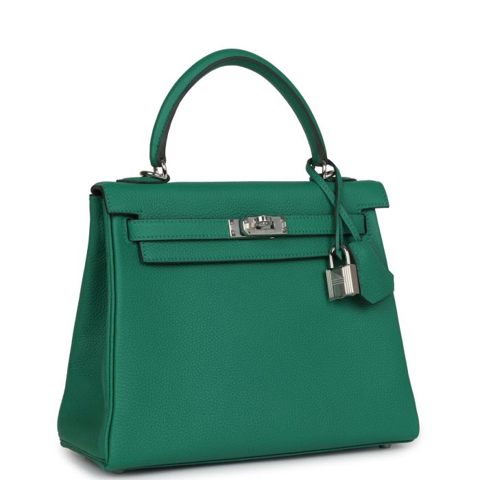 Handmade HKR 25 Vert Vertigo Togo Palladium Hardware - 图片 2