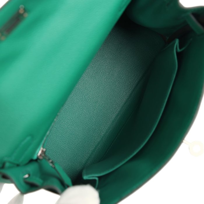 Handmade HKR 25 Vert Vertigo Togo Palladium Hardware - 图片 7
